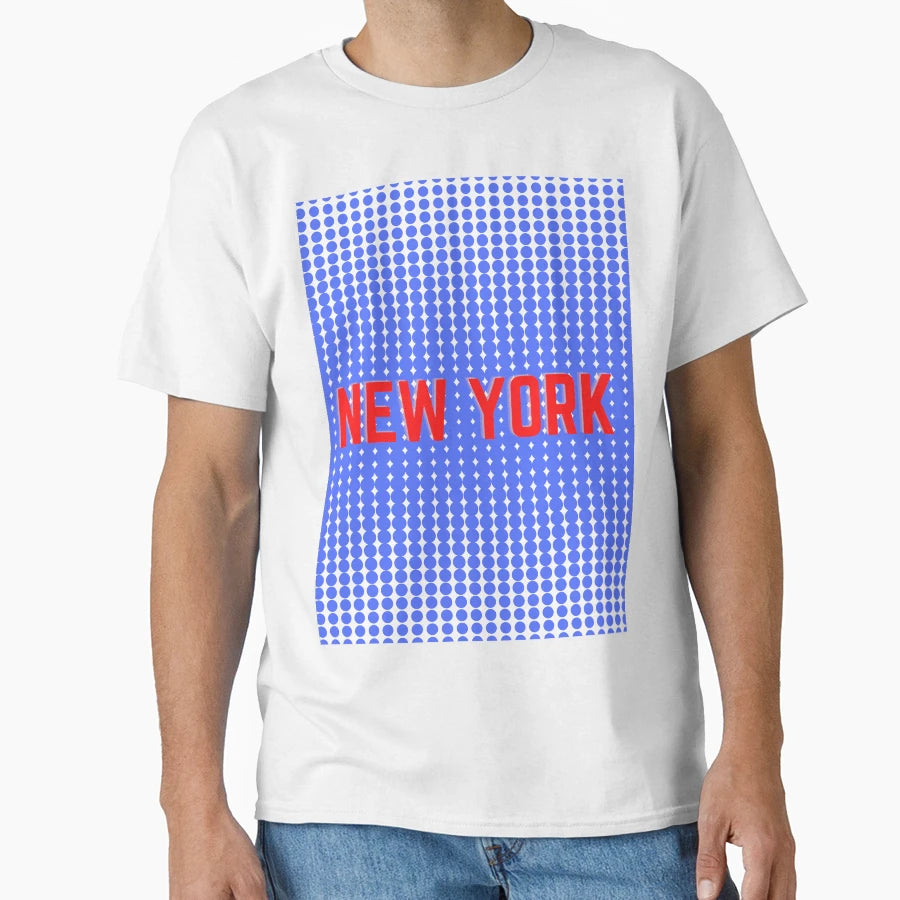 New York Dots 3 T-Shirt - Custom Art Print Unisex - T-Shirt, Sweatshirt, Hoodie