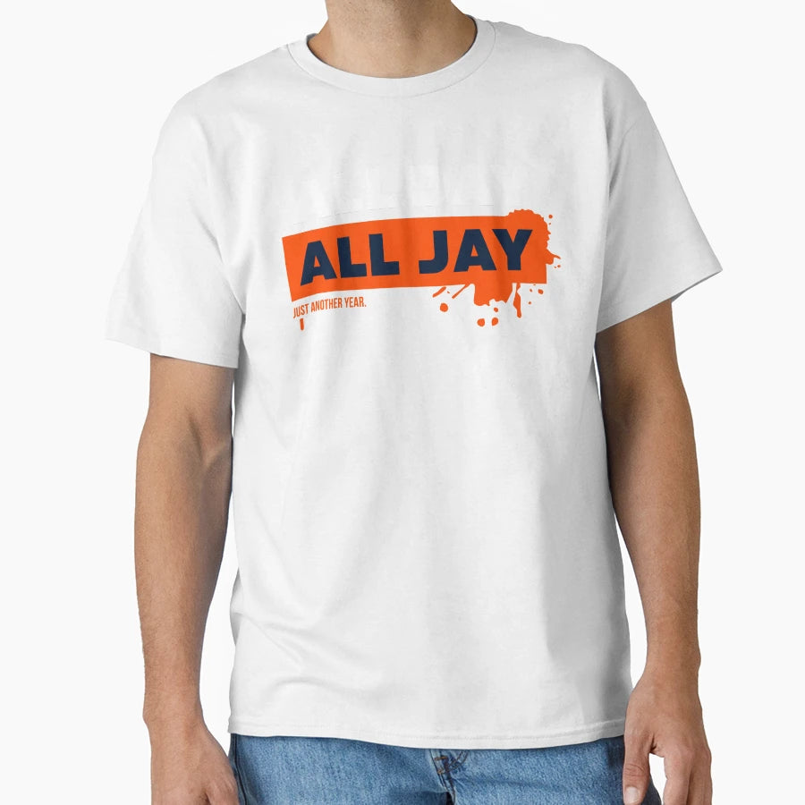 All Day All Jay Primary T-Shirt - Minimalist Print for Adults - T-Shirt, Sweatshirt, Hoodie