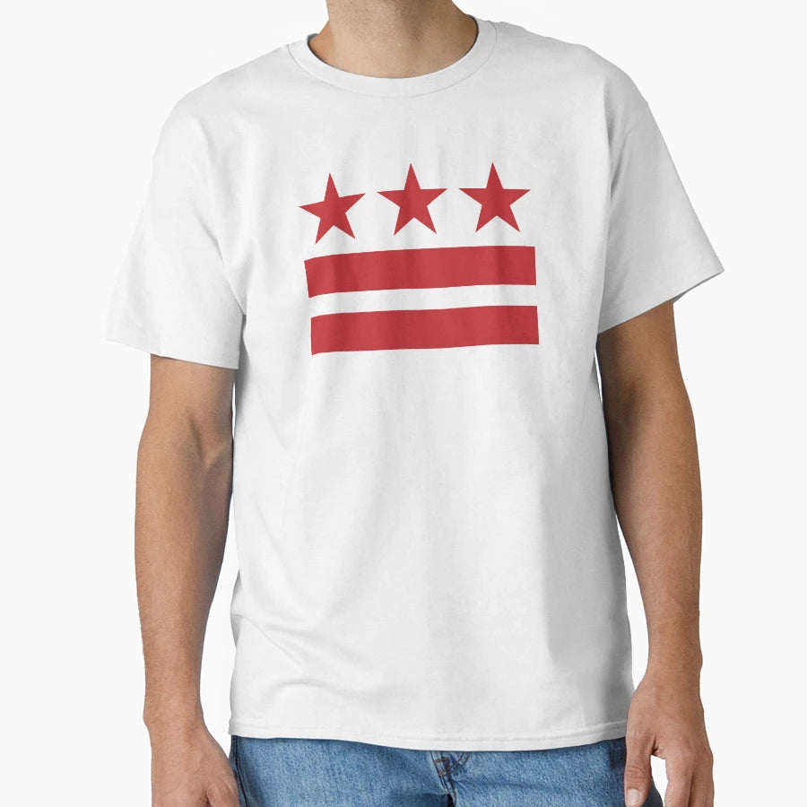 District Columbia Stylized T-Shirt - Novelty Apparel for Adults - T-Shirt, Sweatshirt, Hoodie