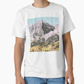 Rocky Mountains Colorado Usa T-Shirt - Minimalist Print Men Women - T-Shirt, Sweatshirt, Hoodie