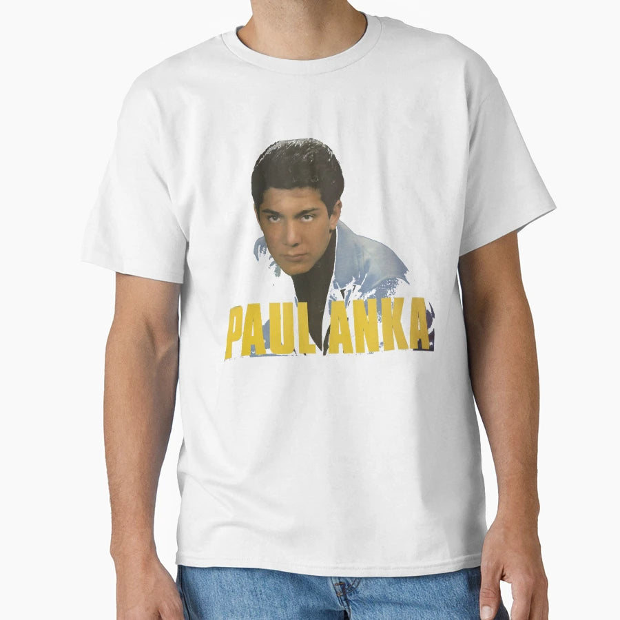 Funny Gifts Paul Anka Relaxed Fit T-Shirt - Minimalist Print Men Women - T-Shirt, Sweatshirt, Hoodie