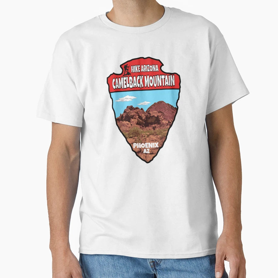 Hike Camelback Mountain Phoenix Arizona T-Shirt - Graphic Print Men Women - T-Shirt, Sweatshirt, Hoodie
