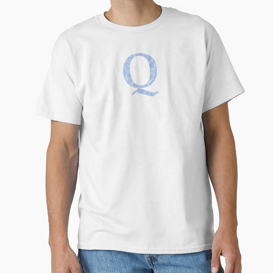 Letter Q T-Shirt - Graphic Print Men Women - T-Shirt, Sweatshirt, Hoodie