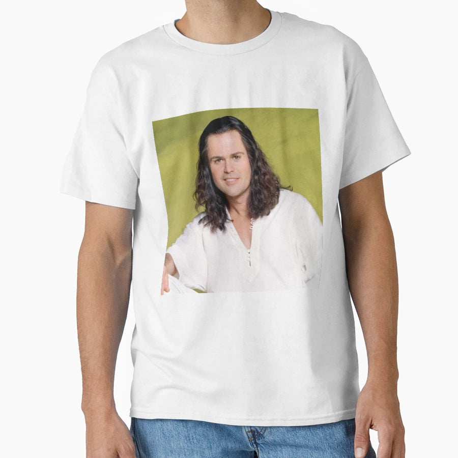 Donny Osmond Long Hair T-Shirt - Minimalist Print Unisex - T-Shirt, Sweatshirt, Hoodie