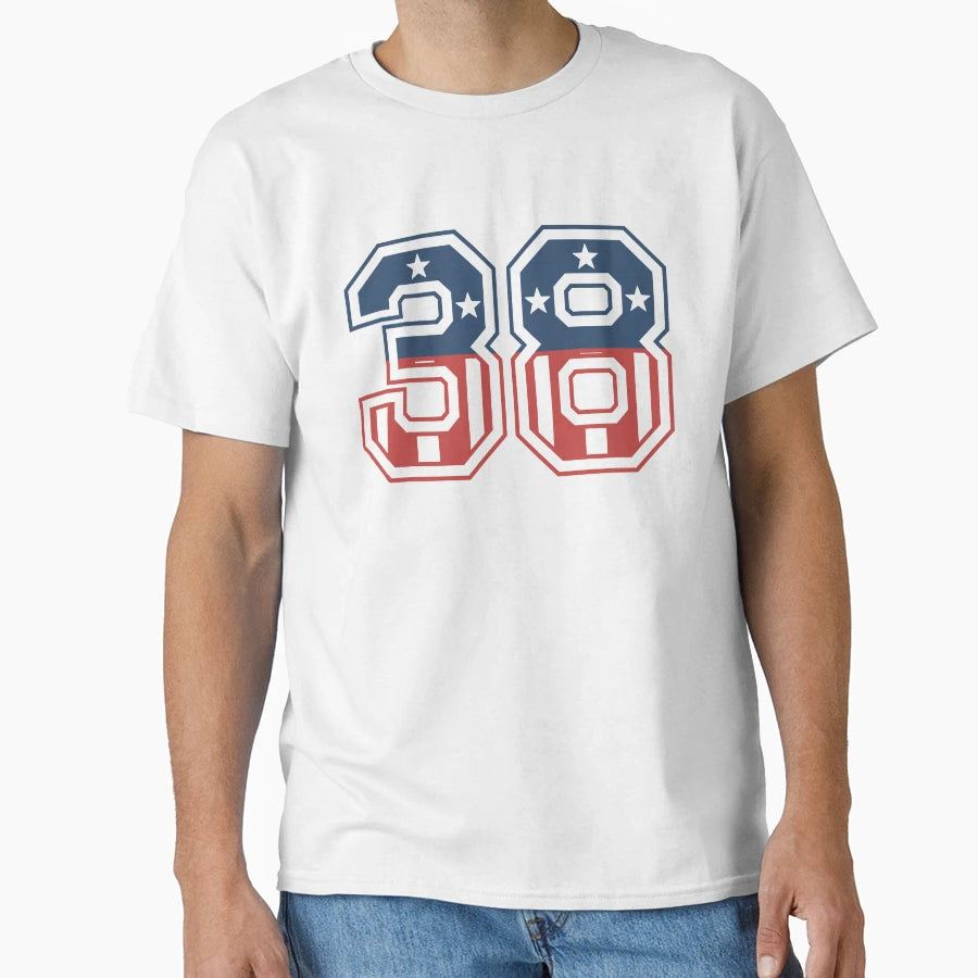 Number 38 Usa T-Shirt - Fun Novelty Design Men Women - T-Shirt, Sweatshirt, Hoodie