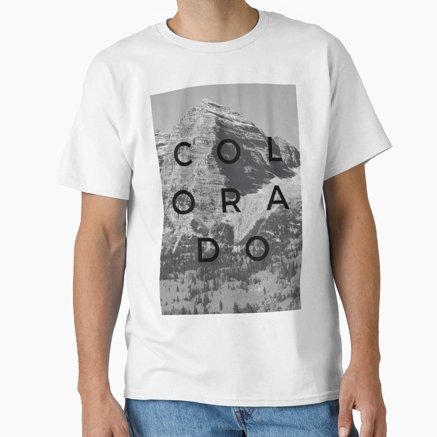 Colorado State America T-Shirt - Minimalist Print for Adults - T-Shirt, Sweatshirt, Hoodie