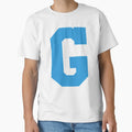 Alphabet Blue G Sports Letter G T-Shirt - Trendy Graphic Men Women - T-Shirt, Sweatshirt, Hoodie