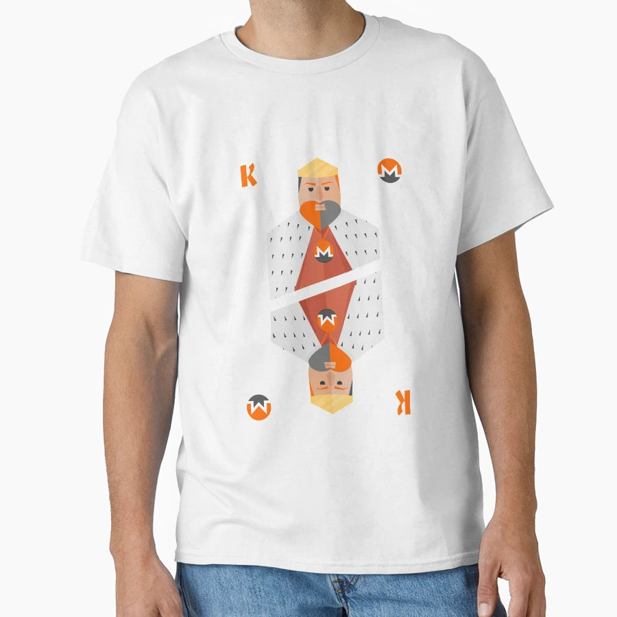 Monero Cryptocurrency King T-Shirt - Minimalist Print Unisex - T-Shirt, Sweatshirt, Hoodie