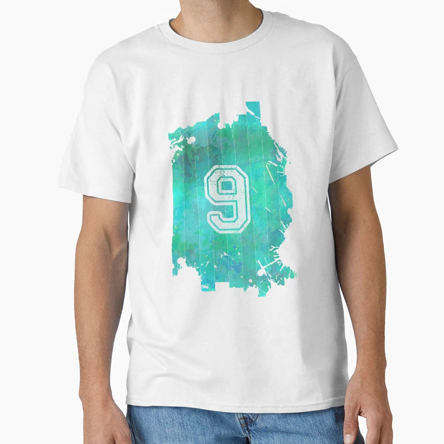 9 Blue Stripes T-Shirt - Casual Everyday Wear Men Women - T-Shirt, Sweatshirt, Hoodie