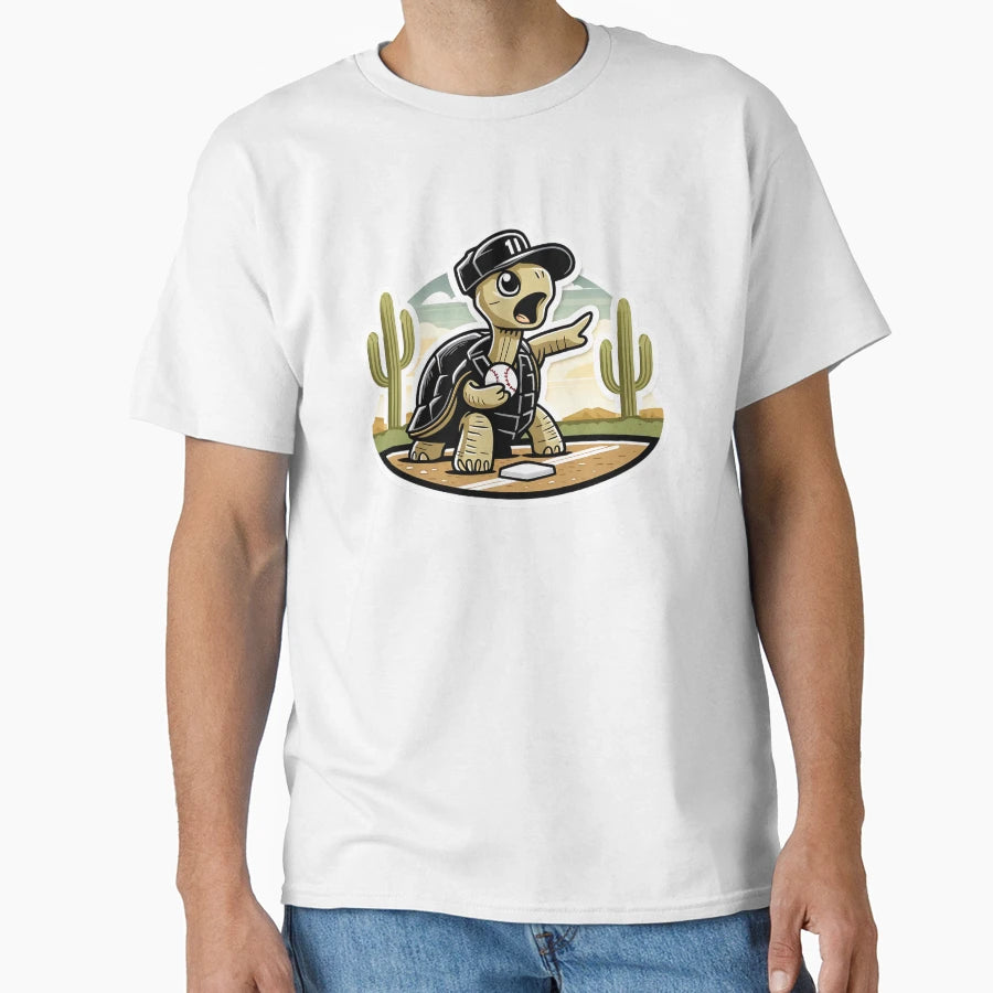 Desert Baseball Tortoise T-Shirt - Fun Novelty Design Men Women - T-Shirt, Sweatshirt, Hoodie