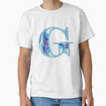 Letter G Fancy Monogram Hippie T-Shirt - Streetwear Style for Adults - T-Shirt, Sweatshirt, Hoodie