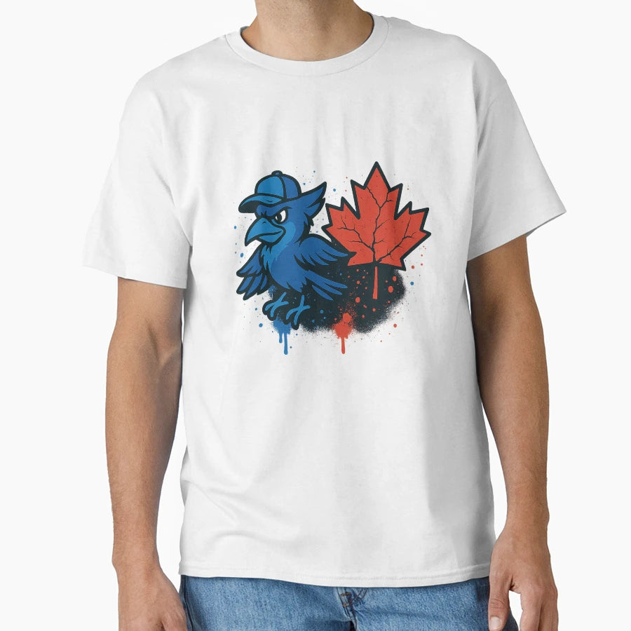 Graffiti Jays T-Shirt - Novelty Apparel for Adults - T-Shirt, Sweatshirt, Hoodie