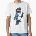 Blue Jay Bird Wearing Sunglasses Funny T-Shirt - Streetwear Style Unisex - T-Shirt, Sweatshirt, Hoodie