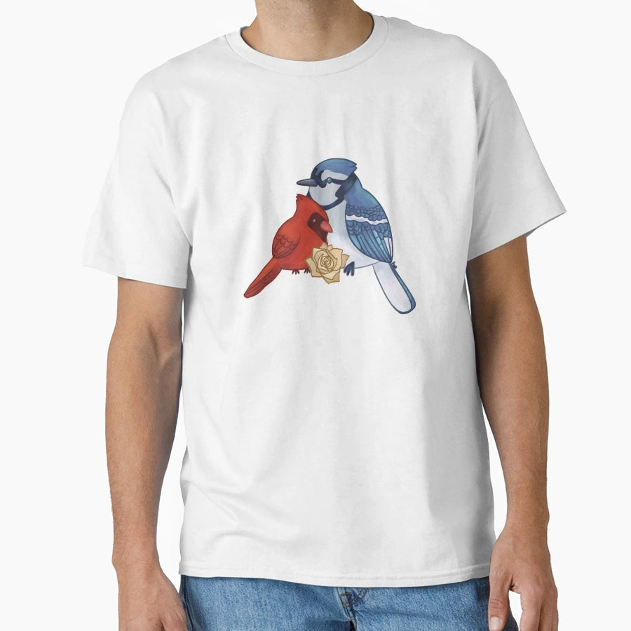 Lovely Birds T-Shirt - Casual Everyday Wear Men Women - T-Shirt, Sweatshirt, Hoodie
