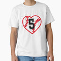 Mom Baseball Number 5 Baseball Mom 5 T-Shirt - Aesthetic Graphic Men Women - T-Shirt, Sweatshirt, Hoodie