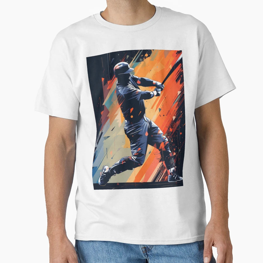 Baseball Player T-Shirt - Aesthetic Graphic Unisex - T-Shirt, Sweatshirt, Hoodie