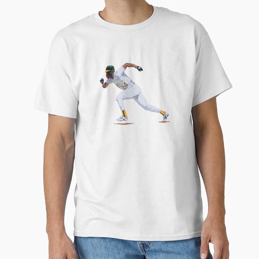 Rickey Henderson T-Shirt - Graphic Print Unisex - T-Shirt, Sweatshirt, Hoodie