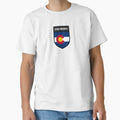 Colorado Badge T-Shirt - Custom Art Print Unisex - T-Shirt, Sweatshirt, Hoodie