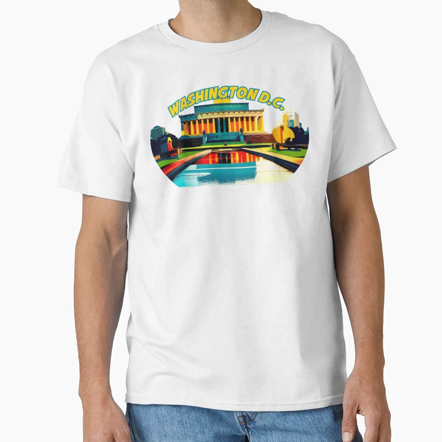 Washington D C T-Shirt - Graphic Print for Adults - T-Shirt, Sweatshirt, Hoodie