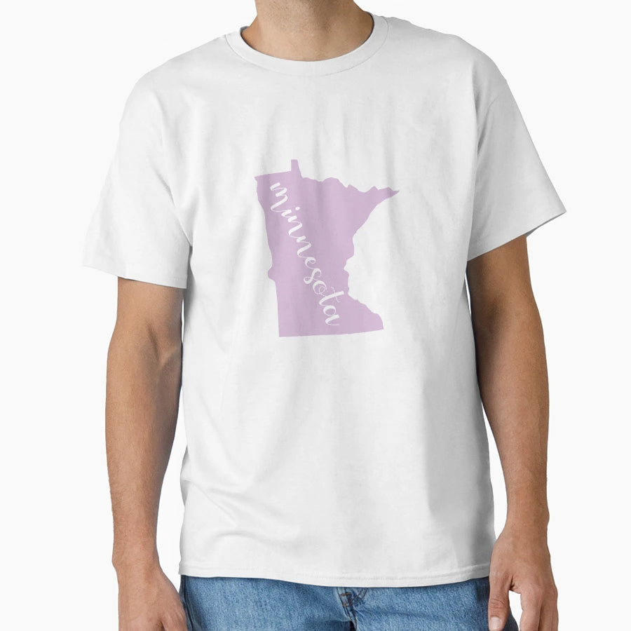 Purple Minnesota State Mn T-Shirt - Novelty Apparel Unisex - T-Shirt, Sweatshirt, Hoodie