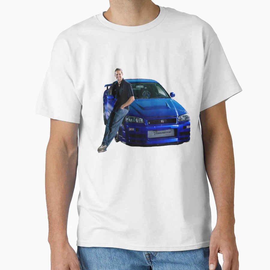 Paul Walker Skyline T-Shirt - Graphic Print for Adults - T-Shirt, Sweatshirt, Hoodie