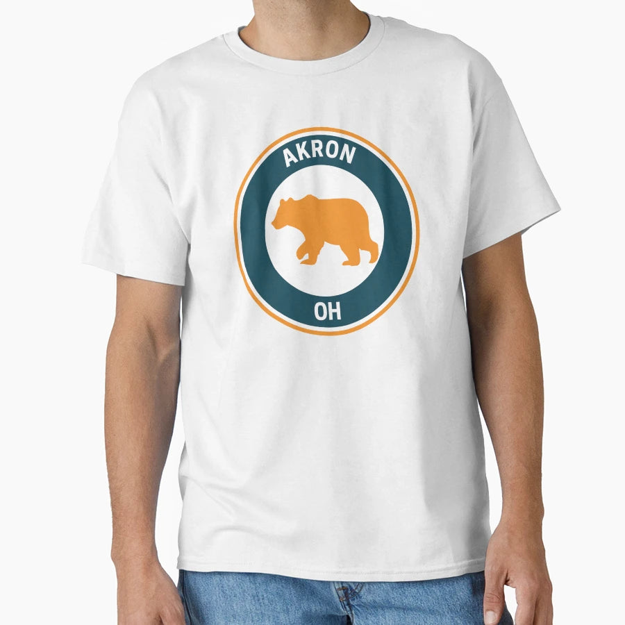 Akron Ohio T-Shirt - Aesthetic Graphic for Adults - T-Shirt, Sweatshirt, Hoodie