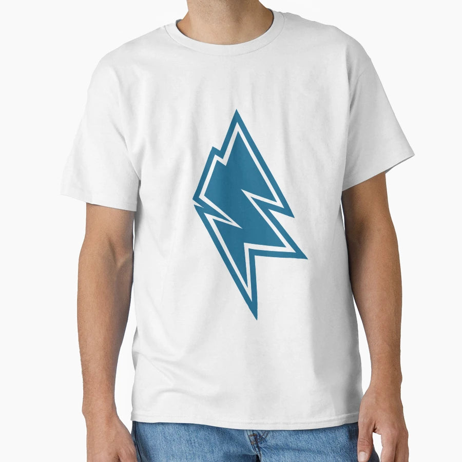 Blue Lightning Bolt T-Shirt - Aesthetic Graphic Unisex - T-Shirt, Sweatshirt, Hoodie
