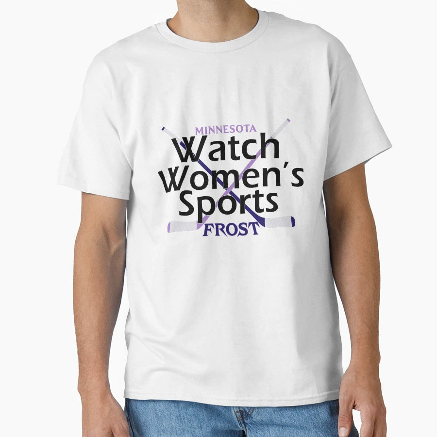 Watch Womens Sports Hockey Minnesota T-Shirt - Trendy Graphic Men Women - T-Shirt, Sweatshirt, Hoodie