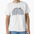 Jacksonville Rays Rainbow T-Shirt - Minimalist Print Unisex - T-Shirt, Sweatshirt, Hoodie