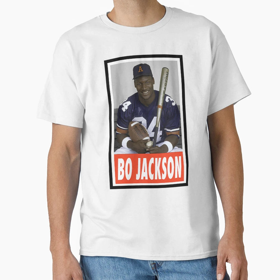 Sport Bo Jackson T-Shirt - Casual Everyday Wear Men Women - T-Shirt, Sweatshirt, Hoodie