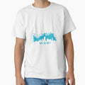 Miami Skyline T-Shirt - Novelty Apparel for Adults - T-Shirt, Sweatshirt, Hoodie