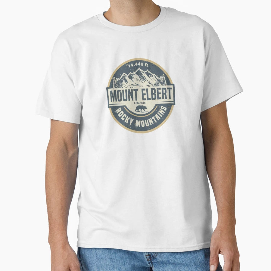 Mount Elbert T-Shirt - Streetwear Style for Adults - T-Shirt, Sweatshirt, Hoodie