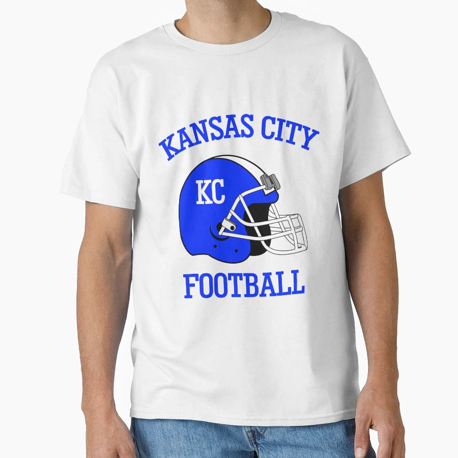 Kansas City Football And T-Shirt - Aesthetic Graphic Men Women - T-Shirt, Sweatshirt, Hoodie