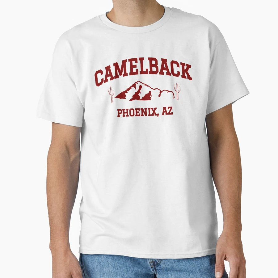 Camelback Mountain Phoenix Arizona T-Shirt - Custom Art Print for Adults - T-Shirt, Sweatshirt, Hoodie