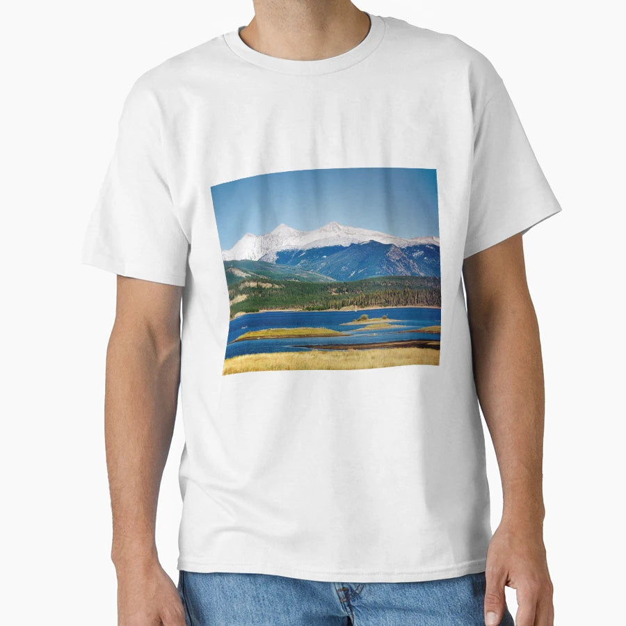 Rocky Mountains Landscape T-Shirt - Streetwear Style Men Women - T-Shirt, Sweatshirt, Hoodie