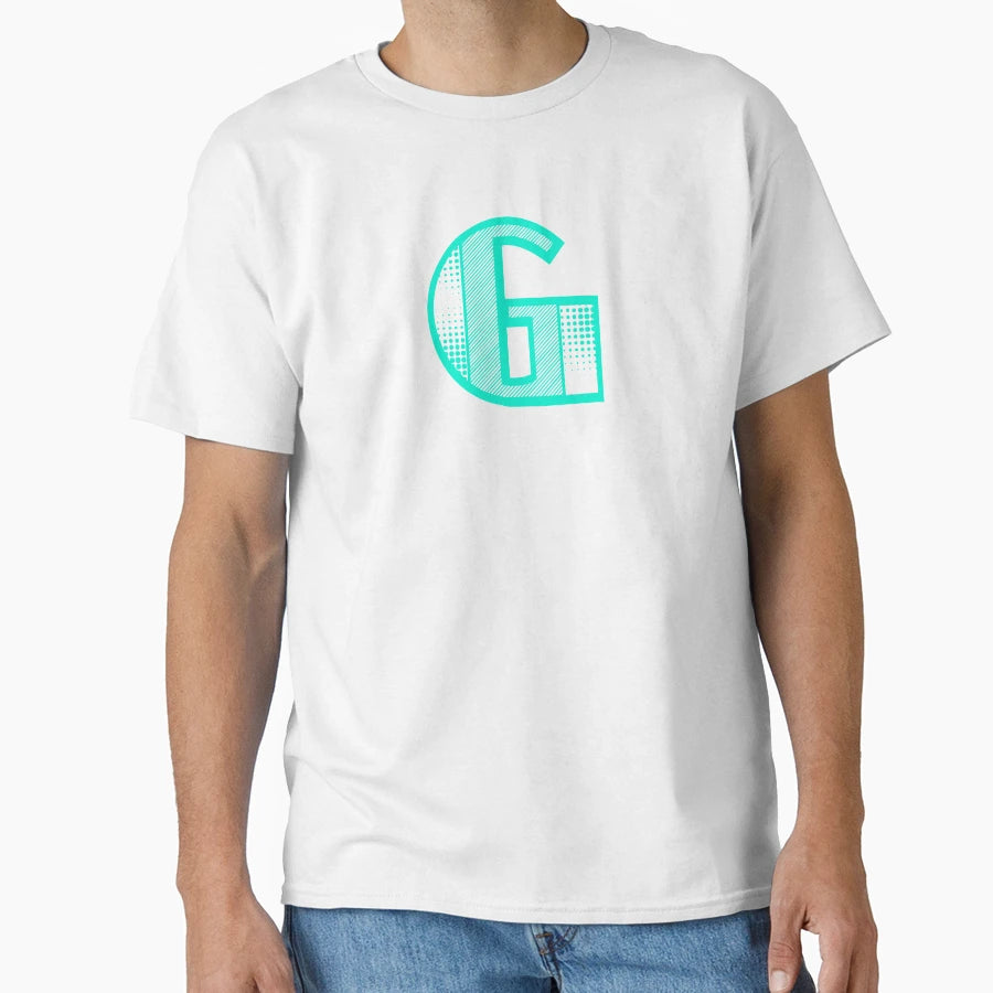 Modern Monogram Initial Letter G T-Shirt - Custom Art Print Unisex - T-Shirt, Sweatshirt, Hoodie