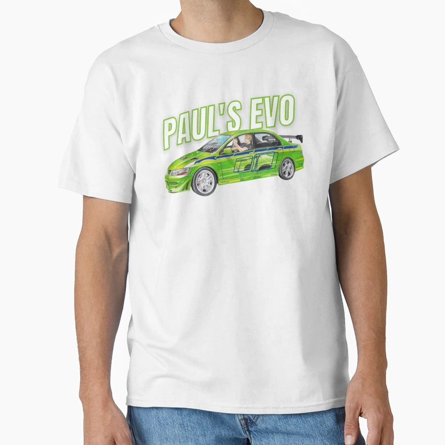Paul Walkers Lancer Fast And T-Shirt - Casual Everyday Wear Men Women - T-Shirt, Sweatshirt, Hoodie