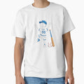 Baseball Skeleton Halloween Baseball T-Shirt - Custom Art Print Unisex - T-Shirt, Sweatshirt, Hoodie