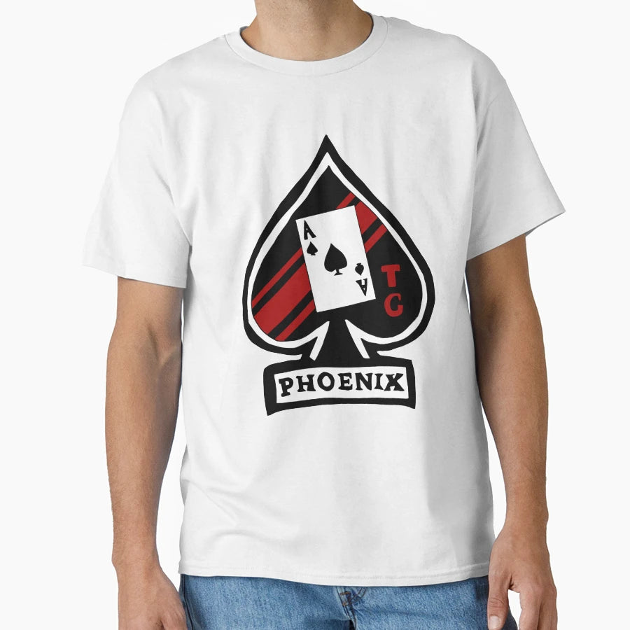Phoenix Logo Millitary Green T-Shirt - Fun Novelty Design for Adults - T-Shirt, Sweatshirt, Hoodie