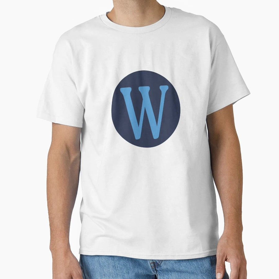Letter W Monogram T-Shirt - Unique Graphic Men Women - T-Shirt, Sweatshirt, Hoodie