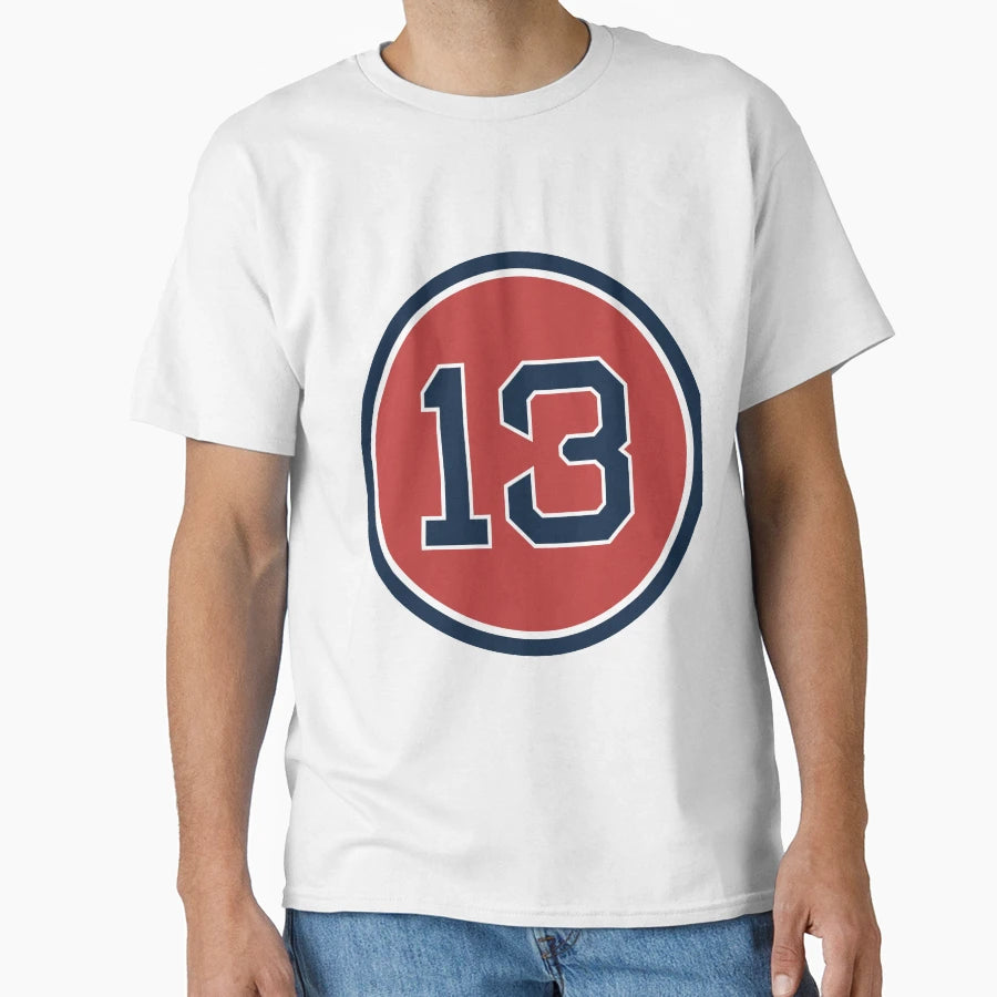 John Valentin 13 Jersey Number T-Shirt - Aesthetic Graphic for Adults - T-Shirt, Sweatshirt, Hoodie