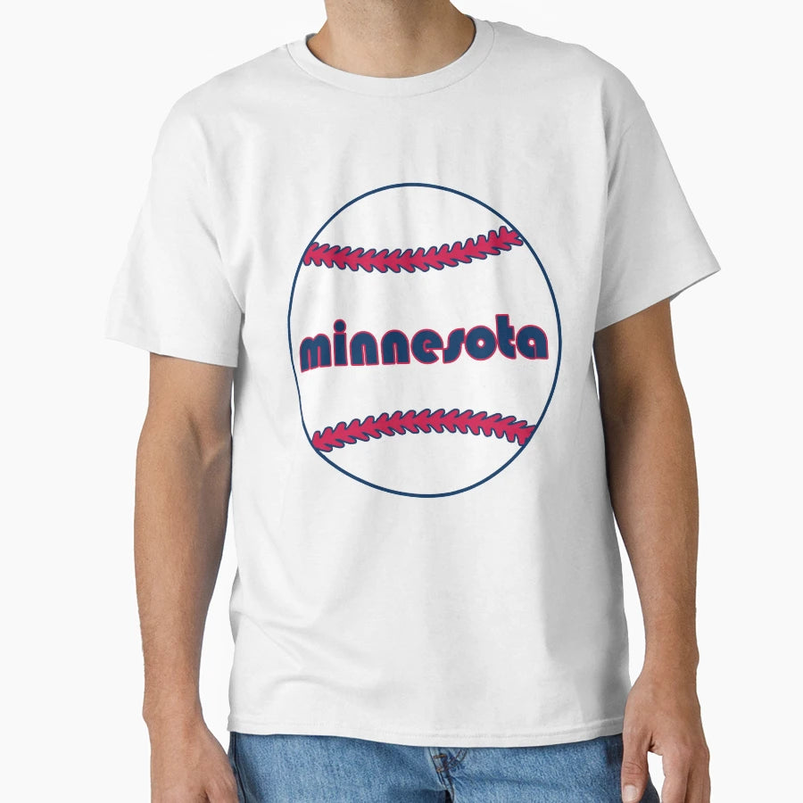 Minnesota Throwback Baseball T-Shirt - Fun Novelty Design Unisex - T-Shirt, Sweatshirt, Hoodie