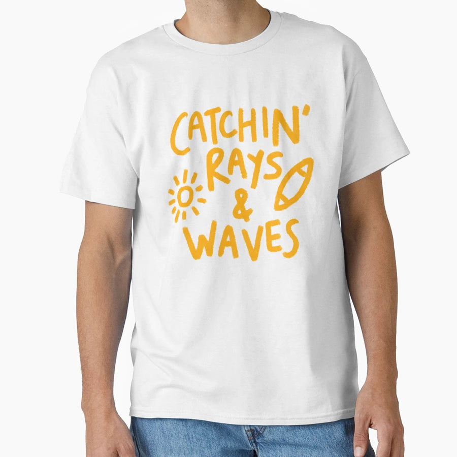 Catchin Rays Waves T-Shirt - Graphic Print for Adults - T-Shirt, Sweatshirt, Hoodie