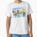Pittsburgh Clemente Bridge T-Shirt - Unique Graphic for Adults - T-Shirt, Sweatshirt, Hoodie