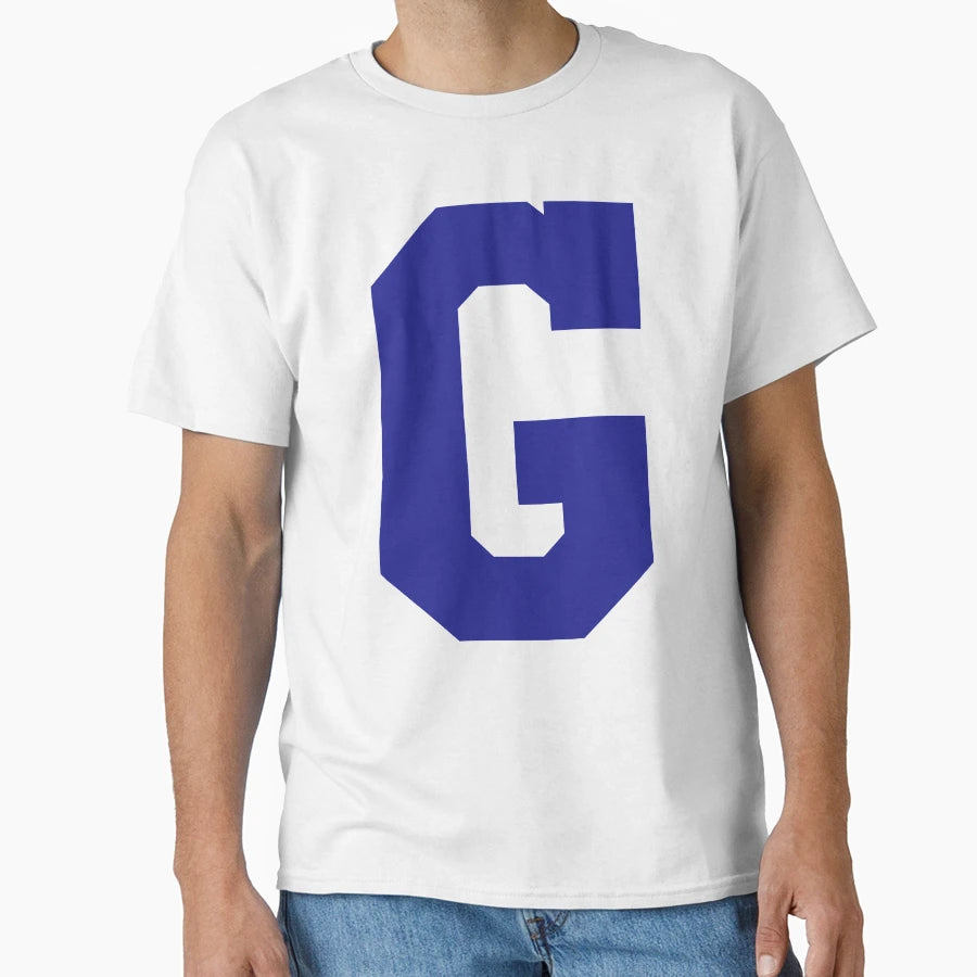 Alphabet Blue G Sports Letter G T-Shirt - Casual Everyday Wear Men Women - T-Shirt, Sweatshirt, Hoodie