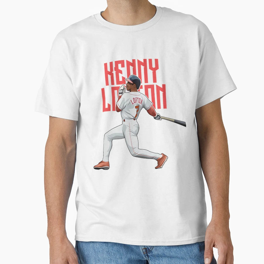 Kenny Lofton Hits Homerun 7 Bold T-Shirt - Streetwear Style Men Women - T-Shirt, Sweatshirt, Hoodie