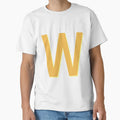 Letter W Alphabet W T-Shirt - Graphic Print Unisex - T-Shirt, Sweatshirt, Hoodie
