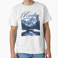 Rocky Mountain Landscape Wilderness T-Shirt - Unique Graphic Unisex - T-Shirt, Sweatshirt, Hoodie