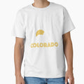Colorado Mountains Hiking Nature T-Shirt - Fun Novelty Design Men Women - T-Shirt, Sweatshirt, Hoodie