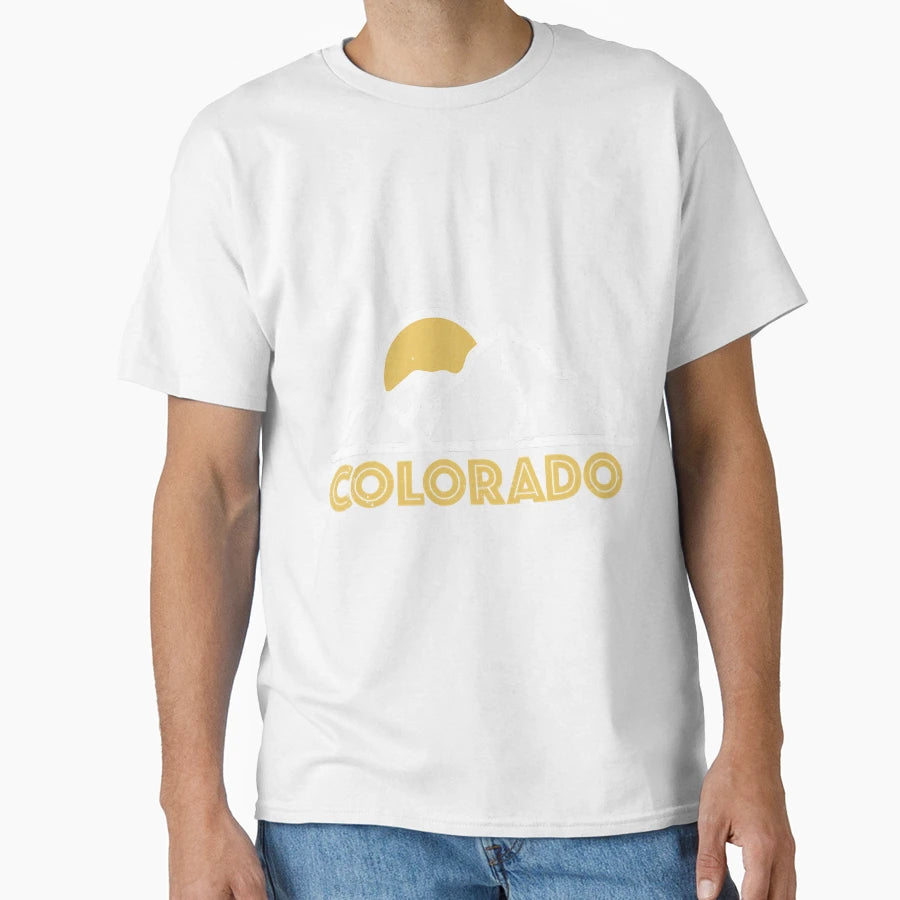 Colorado Mountains Hiking Nature T-Shirt - Fun Novelty Design Men Women - T-Shirt, Sweatshirt, Hoodie